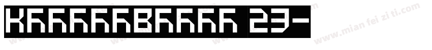 KSDALIVPXBO 23字体转换